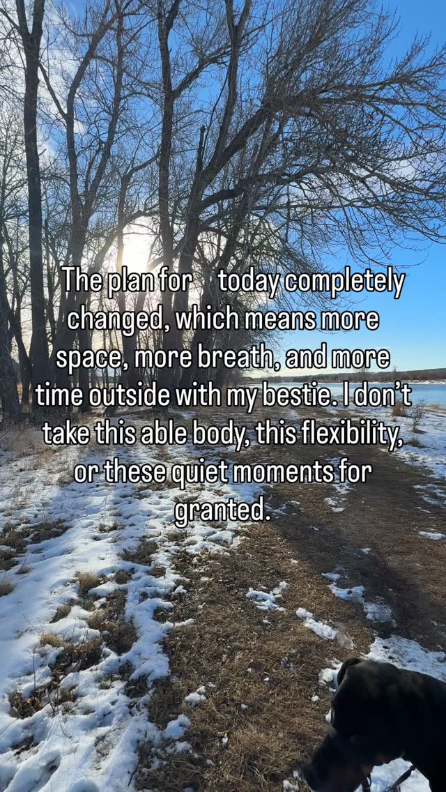 It’s easy to move through the day without noticing what’s already here. Today I’m slowing down long enough to feel grateful.
Loving this song too @erickane_ when are you coming to Calgary?
What are you thankful for today?
#gratitude #nature #dogsofinstagram #mindfulness #blessed