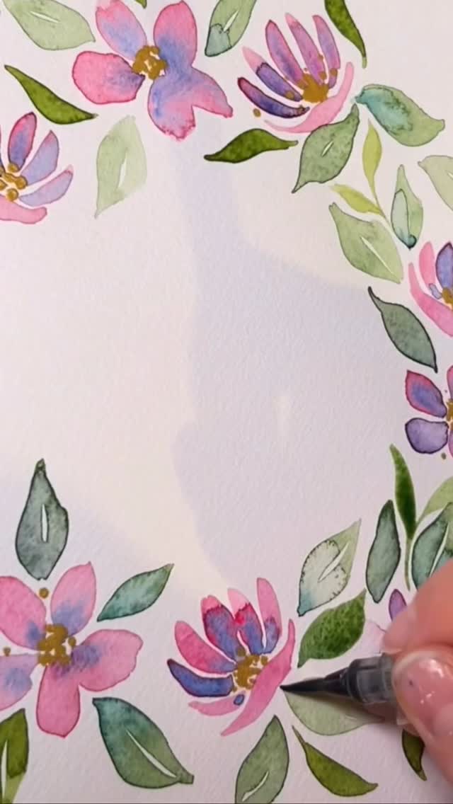 A wreath doesn’t have to be just for Christmas.
This one was painted in loose flowers gently framing the name of a new home. The house name is written in brush calligraphy at the centre, turning it into a little keepsake for friends beginning a new chapter.
I love the idea that wreaths are really just a symbol of welcome, and a front door deserves that feeling all year round, not just in December!!
A thoughtful gift, a house-warming present, or simply a way to mark a moment worth remembering.
#Watercolour #brushcalligraphy #paintedflowers