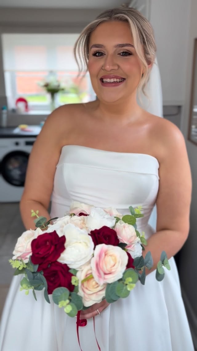 I mean just look at her 🥹 ✨
The most radiant, glowing bride. Amy chose a low bun with all of the pretty details - soft twists, delicate pearls and effortless loose pieces for the relaxed modern feel. As soon as she saw her finished style she said “Charlotte, I look and feel like a bride!” She didn’t even have her dress on at this point but she really did 😍
That moment - when it clicks and you recognise yourself, just elevated - is exactly why I do what I do. Bridal hair shouldn’t feel like a different person. It should feel like you… just ready for one of the biggest days of your life.
From the before, to the final touches in PJs, to seeing it all come together with the dress, it’s about creating something that holds its shape, photographs beautifully and still feels completely natural.
Amy, I have adored getting to know you over the last few months and being a part of your ceremony day and reception celebrations. Meeting your lovely family too. It’s been a dream - thank you so much for choosing me 🫶🏼
Hair @charlotteheather_bridalhair
Makeup by the bride @amycank_
#loughboroughweddings #weddinghairleicester #rutlandwedding #bridalhair #2027bride