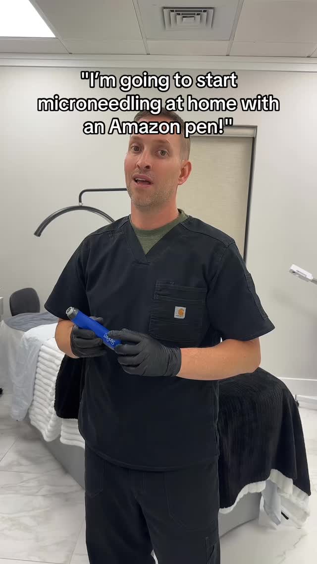 Why don’t you let me use my medical grade tools and my training to better help you. Professional microneedling protects your skin barrier and delivers true collagen stimulation. 😁🙏 #jewellmedspa #mrinjectable #naplesinjector #injectorhumor #naplesmedspa