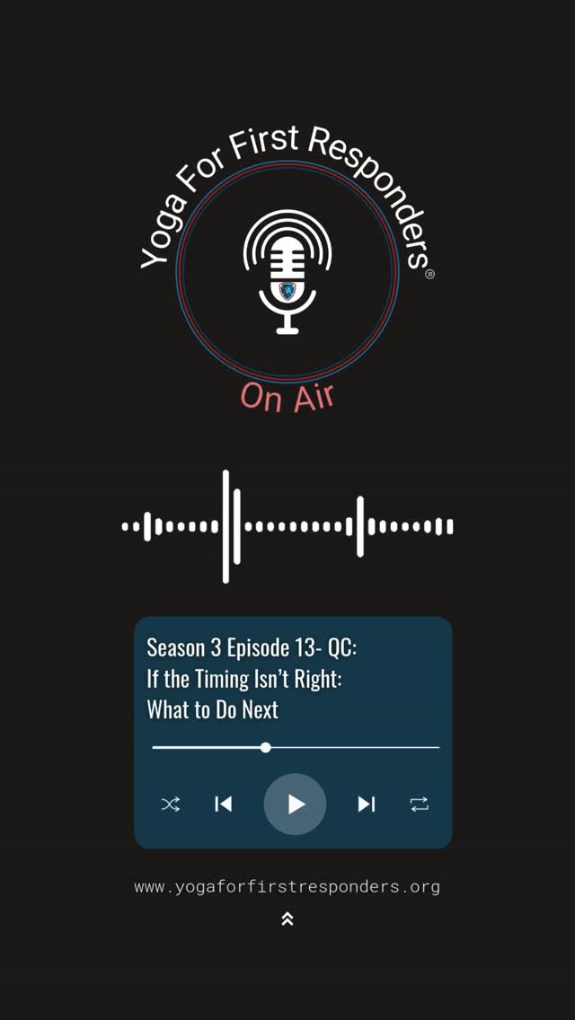 Let’s talk about the phrase we all use: “The timing just isn’t right.”
Here’s the hard truth- your stress response doesn’t pause because life is busy.
You can still be functioning, still showing up, still getting the job done…and still be running hot underneath it all.
That’s how burnout starts. Quietly.
In this week’s Quickcast episode, we break down:
✔️ Why discipline can hide dysregulation
✔️ The real cost of waiting
✔️ How to build capacity before breakdown
✔️ Why prevention is always easier than repair
This one’s for anyone who keeps saying “next year.”
🎧 Listen now at the link in bio
Tag someone who needs this reminder.
#FirstResponderLife #Resilience #LeadershipMatters #StressManagement #MentalFitness #YFFR