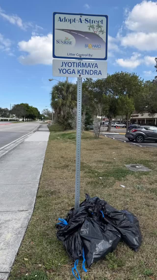 🌞 Street Clean Up Day – Community in Action! 🌿 thanks for cleaning up 44th street in sunrise!
It was a HOT day, but our amazing volunteers still showed up with smiles, energy, and service in their hearts. 💚#
Together, we had 9 volunteers — including supportive families and dedicated Piper High School student volunteers — come together to care for our neighborhood.
✨ What we accomplished together:
🗑️ Collected 8 bags of trash
💪 Removed 128 lbs of trash from our street
🤝 Strengthened our community through seva (selfless service)
A heartfelt THANK YOU to everyone who gave their time, effort, and spirit to help keep our streets clean and beautiful. Every small action creates a ripple of positive change. @piperhighschool @cityofsunrise @keepamericabeautiful @volunteercleanup @sunriseservicehours @browardcountylife
Thanks to the sunrise police for traffic calming. @publix for the amazing publix water, orange juice and snacks for our volunteers.
🌱 Our next cleanup will be in March — please look out for details coming soon!
#JyotirmayaYogaKendra #CommunityCleanup #Seva #StreetCleanup YogaInAction CommunityStrong SunriseFL VolunteerLove