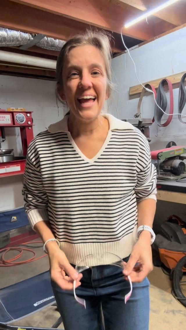 Follow along as we polish and shape the bowl of our copper ladle by hammering it i to our homemade swage block aka our stump. Did you know hammering copper makes it stronger after its been annealed? Not only aesthetically pleasing, but functional as well.