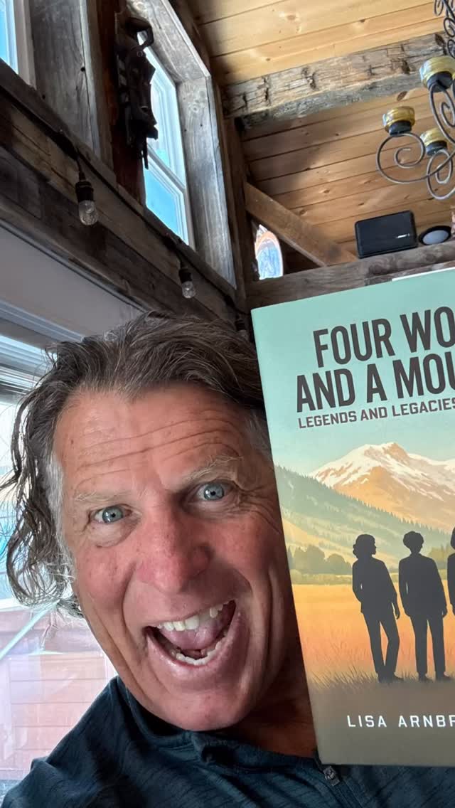 Heinz from Hot Dog… The Movie.
Palisades legend. Real-life friend, holding a copy of Four Women and a Mountain, Legends and Legacies of the Sierra.
And now — a soon to be published author, Marc Vance..so excited for YOUR DEBUT NOVEL!Available iJune. 2026. 🏔️📖