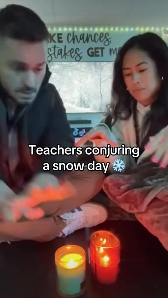 Who else is doing a snow dance for tomorrow? #teachersofinstagram #teacherlife #teacherhumor #teachercomedy #snowday