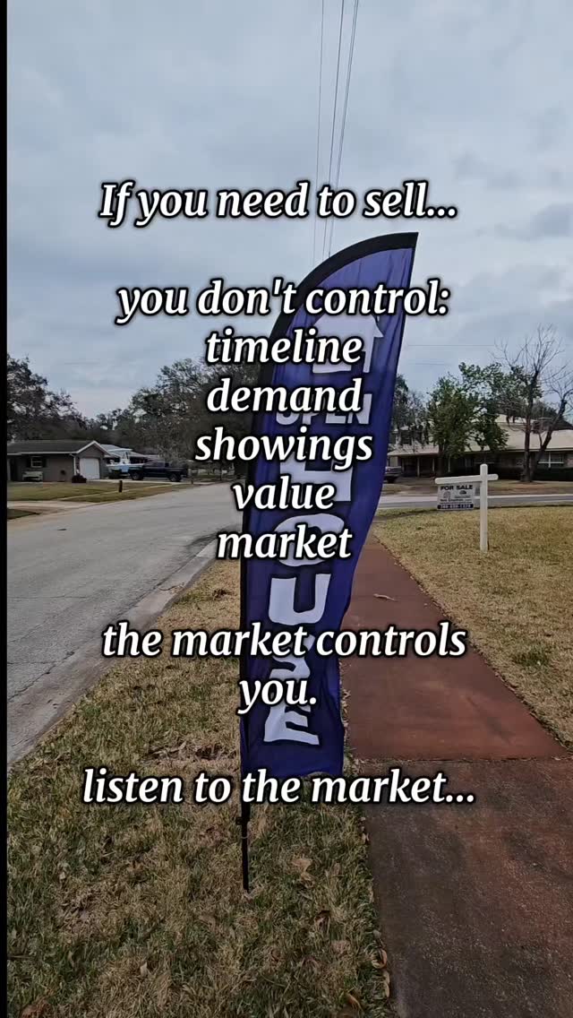 Listen Linda...
It isn't hard to listen to the market... It's just hard to accept what it is saying!
Sometimes tough decisions are the best ones