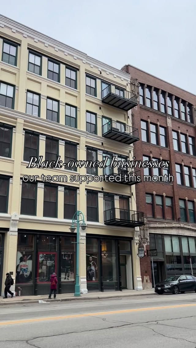 Our values aren’t just words on a page - they’re how we spend our time, our money & our energy 🫶🏼🫶🏽🫶🏾
This Black History Month, our team intentionally visited and supported Black-owned businesses all around Milwaukee. Because a thriving community means we all pour into each other ♥️
We’re so grateful for every business and all they add to our community! We can’t wait to visit again soon ✨ Tag a Black-owned business below that we should show some love to! 👇🏻👇🏼👇🏾
