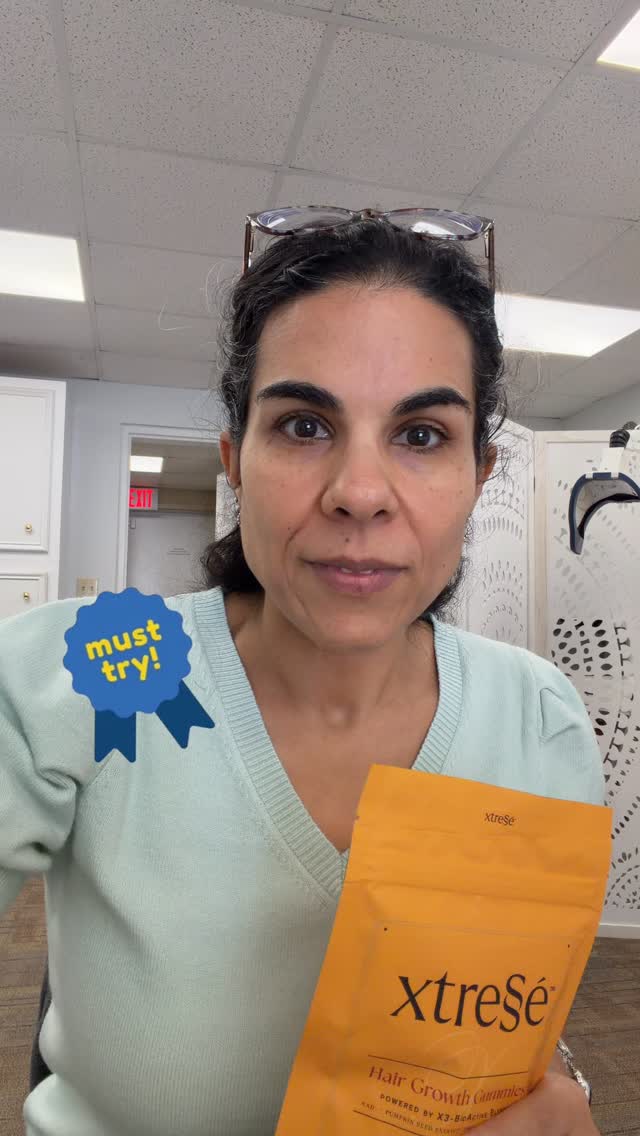 And here are the Xtressé hair gummies I was talking about in yesterday’s video!!
❓Dose: 2 strawberry flavored gummies a day
🤔 Indication: hair loss
🎉 Results: Less shedding in the first month and then hair growth after that
Feel free to come by the office if you want to try one!
#RadiantMed #HairGummies #HairLoss #Hair #Yummy