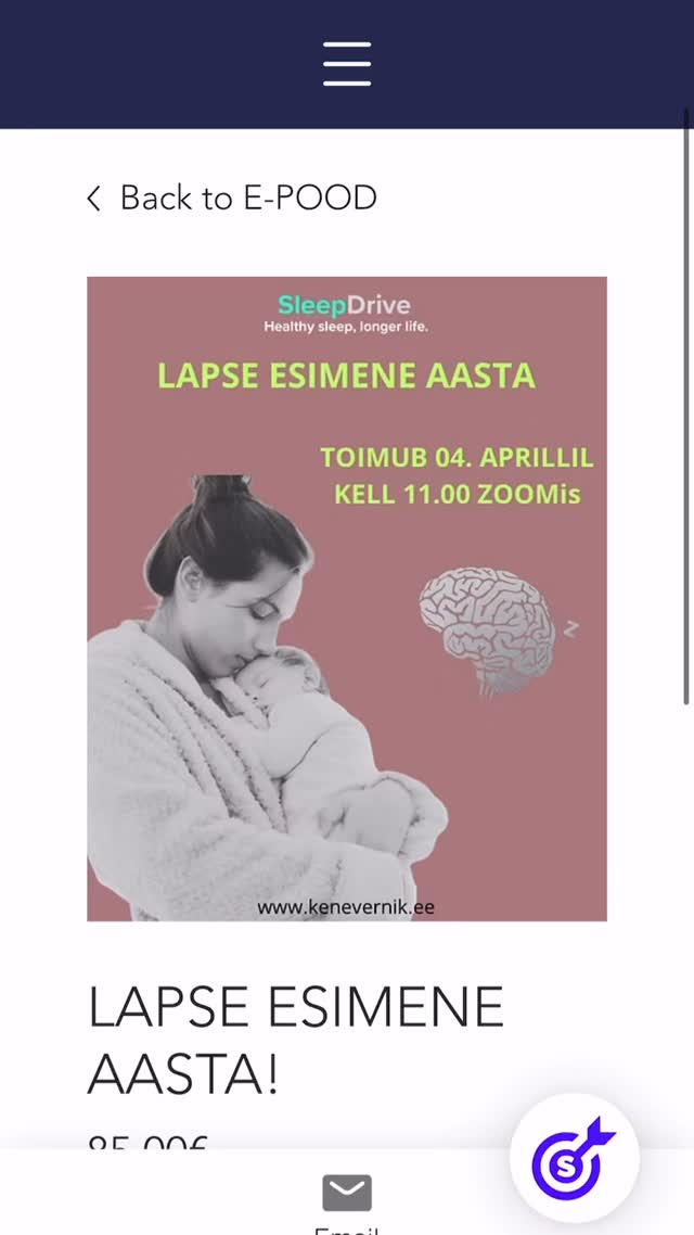 Veebikoolitus lapse unest – 75 minutit
Järelvaadatav 5 päeva.
✔️ Lapse unefüsioloogiline areng
✔️ Soovituslikud unekavad kuude kaupa
✔️ Samm-sammuline juhend, kuidas õpetada laps oma voodis iseseisvalt magama
📊 Koolituse ajal jagan ekraani ja annan teemadest selge ning visuaalse ülevaate.
💛 Väga oodatud on osalema ka isa.