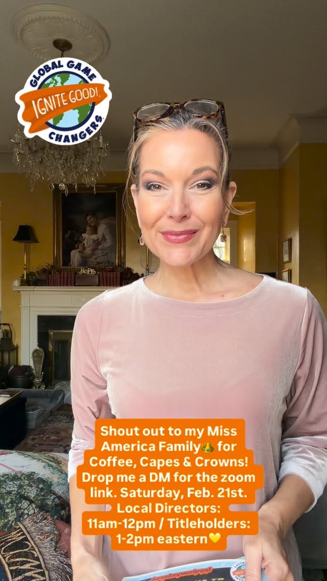 Shout out to my Miss America Family👑
Drop me a DM for the zoom link. Saturday, Feb. 21st. Local Directors: 11am-12pm / Titleholders: 1-2pm eastern💛 See you soon! .
.
#missamerica #titleholders #globalgamechangers #mao