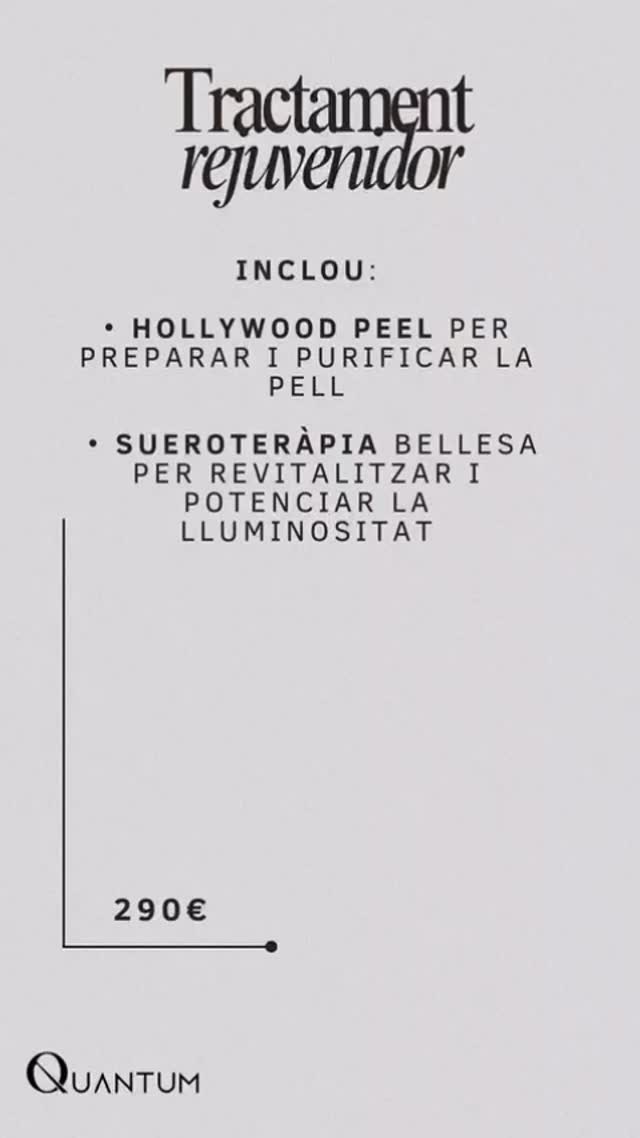 ✨ PEEL REJUVENESCEDOR ✨
Renova la teva pell amb un protocol complet pensat per recuperar lluminositat, textura i frescor.
🖤 Hollywood Peel (carbó actiu) per netejar en profunditat i estimular el col·lagen.
💧 Hidroteràpia de bellesa per hidratar, revitalitzar i potenciar el glow natural.
Resultats visibles, pell més uniforme i un efecte radiant des de la primera sessió.
📩 Reserva la teva valoració personalitzada.
#QuantumAesthetics #Andorra #MedicinaEstetica #HollywoodPeel #carbonpeel