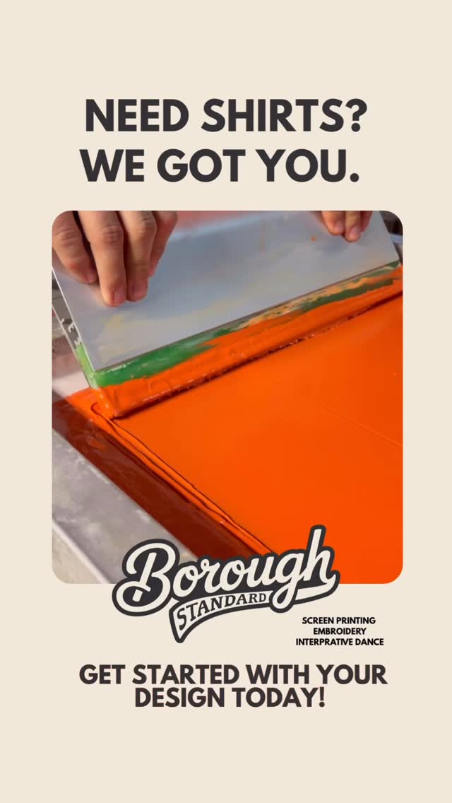 You need shirts? We make shirts. We want to make your shirts. 🦝 
Are you looking for locally made, custom merch for your business, organization, or just for the fun of it? Great news! Borough Standard is a print shop right here in Jonesborough, Tennessee, that specializes in screen printing, embroidery, and design. Comment 🦝 for more information! #jonesboroughtn #smallbusiness #screenprinting