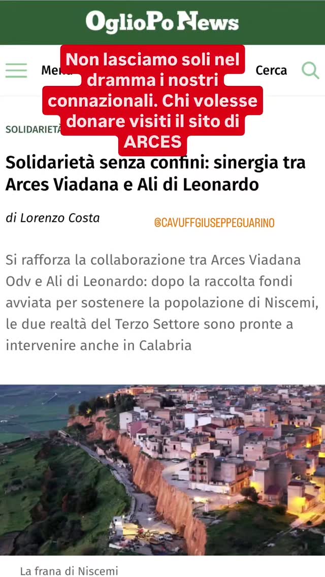 #niscemi #volontariato #calabria #associazioni #benecomune