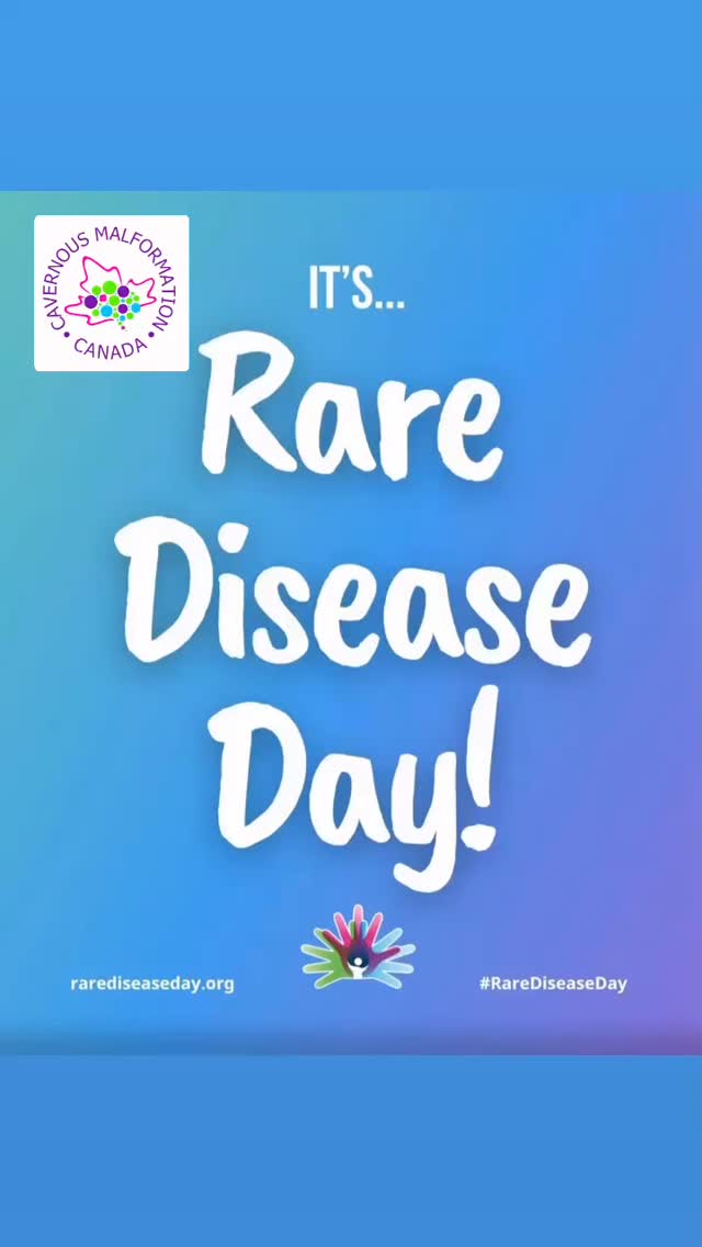 It’s #rarediseaseday
Worldwide rare disease communities join together, connected by shared experiences. Cavernous malformation patients often face barriers in accessing diagnosis and care and live without a cure. Millions of others globally with rare disease share this same reality. Though diverse in diagnosis, we are unified in strength.
>
Les communautés mondiales de personnes atteintes de maladies rares s’unissent, unies par leurs expériences partagées. Les patients souffrant de malformations caverneuses rencontrent souvent des obstacles pour accéder au diagnostic et aux soins, et vivent sans traitement curatif. Des millions d’autres personnes atteintes de maladies rares dans le monde partagent cette même réalité. Malgré la diversité de nos diagnostics, nous sommes unis dans notre force.
#rare #cavernousmalformation #cavernoma #raredisease