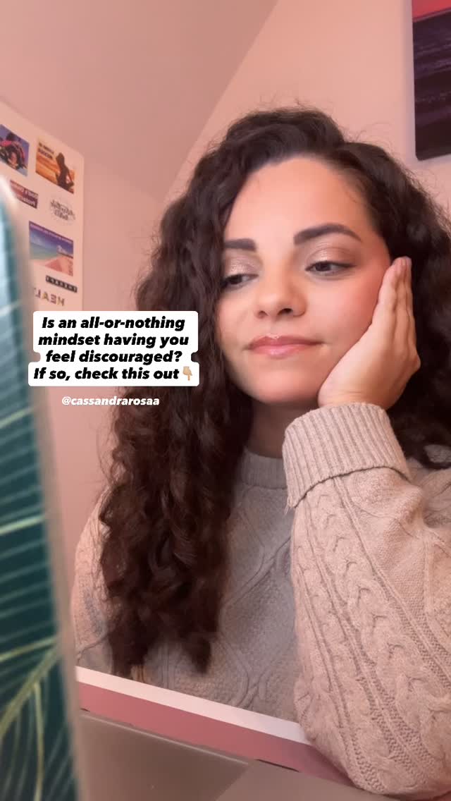 I used to have an all-or-nothing mindset!
Accomplishment and achievement were my drivers for a lot of what I did.
I didn’t let myself feel accomplished or successful until the end of completing a goal!
Even though perfection wasn’t something I consciously set out to have, it was running behind the scenes.
Can anyone relate? 👋🏼
I started to realize that this was a byproduct of being goal driven.
As much as it was good to be focused on my goals and wanting to accomplish the things I set out to do, the all-or-nothing mindset became a pitfall.
How’d I change that❓
Instead of measuring achievement on completing a goal at the end, I began to see the value in the progress along the way, celebrated it and felt accomplished at every step of the process!
For example, having a goal of growing your business to have a certain amount of clients or income instead of being discouraged when you are aren’t at your goal yet, celebrate and acknowledge the progress every step of the way.
Every new client,
every dollar generated,
opportunity to connect with new people you are meant to impact!!
It’s important to notice all the time energy and consistency you’ve had in your daily steps to get to each milestone.
That way as cliche as it is, you are enjoying the journey on the way to getting to where you want to be.
So, if you too are an all-or-nothing kinda entrepreneur I want you to know I see you! I get you are goal driven and have a desire to get to where you want to be.
Don’t forget to celebrate your progress and embody a sense of accomplishment along the way!
Progress over perfection my friends.
Drop a ❤️ if you needed this reminder