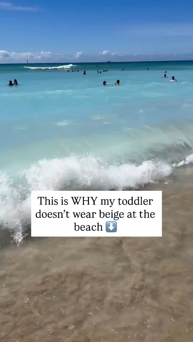 I used to think colors like what my toddler is wearing in the video were bright enough.
And honestly?
They’re good.
There’s contrast.
There’s some color.
Way better than beige or soft neutrals.
But after a few crowded beach days, I realized something…
Good isn’t the same as immediately visible.
Blue can blend with the ocean.
Pastels can fade in sun glare.
Busy patterns can disappear in movement.
Now? I lean neon.
Hot pink.
Bright orange.
Highlighter green.
Not for aesthetics.
For visibility.
Because at the beach, everything moves.
And I want to spot her in one second — not scan for five.
This outfit works.
But neon works faster.
And when it comes to water + crowds?
Faster wins.
#travelmomwithkids #toddlertravel #momhacks