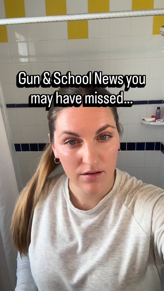 In case you missed it, that was four instances of gun owners either willfully or inadvertently breaking gun laws by bringing their weapons onto school grounds.
That’s nearly one per day this week.
To say nothing of the many stories in this round up of gun owners who allowed (either willfully or inadvertently) for minors to have access to their weapons. 😩
Along that note, did you catch that story out of Jackson, Michigan? The school district is considering sending home notices to all parents and guardians informing them about safe storage requirements under Michigan law.
Pretty cool considering gun owners are breaking federal gun laws about once per day nationally, and allowing minors to access their firearms more frequently than that.
Kids are growing up with incidents like this each and every day. They aren’t growing up in the same world that you and I did.
So here’s what you’re going to do about it…
✅ You’re going to learn what makes lockdown drills more effective and also safer emotionally.
✅ You’re going to look at your school and see if there are areas for improvement. If so, you’re having an easy conversation to see if they’ll adapt.
✅ If you have younger kids, you’re going to learn how to talk to them about what they are experiencing. Because they need YOU in this.
✅ You’re going to learn about Anonymous Reporting Systems and how they PREVENT school shootings.
✅ You’re going to check out your own kid’s school to make sure they have one. (They probably don’t.)
And you’re doing almost all of this from a two hour zoom workshop with me. 😆
You’re busy. But not too busy for your kid’s safety.
Join me this coming Tuesday and Thursday evening and we’ll talk about it all.
Register at the link in my bio. It’s totally free. I just want to help you help your kid be safer and supported.
#safeschools #parenttip #parenthack #momsofinstagram