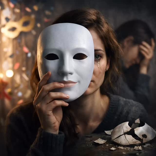 🎭 MASKING 🦸♂️ „Zur Fasnacht tragen wir Masken.
Viele Menschen tun das jeden Tag.“
Maskieren in Trauer & Trauma heisst oft:
funktionieren, lächeln, stark wirken – obwohl es innen ganz anders aussieht.
Warum Menschen das tun?
▪ Schutz vor Überforderung
▪ Angst, zur Last zu fallen
▪ Gefühl, stark sein zu müssen
▪ Aus Angst vor Reaktionen
Maskieren kann helfen – aber auch erschöpfen, isolieren und Heilung erschweren.
🖤 Nicht jede Maske ist sichtbar.
Wenn dich das Thema berührt: Du bist nicht allein.
👉 Folge Ankerhalt_begleitung für Impulse zu Trauer & Trauma
👉 Teile das Reel, wenn es einen Gedanken wert ist. #masking #trauer #trauma #coaching # ankerhalt
