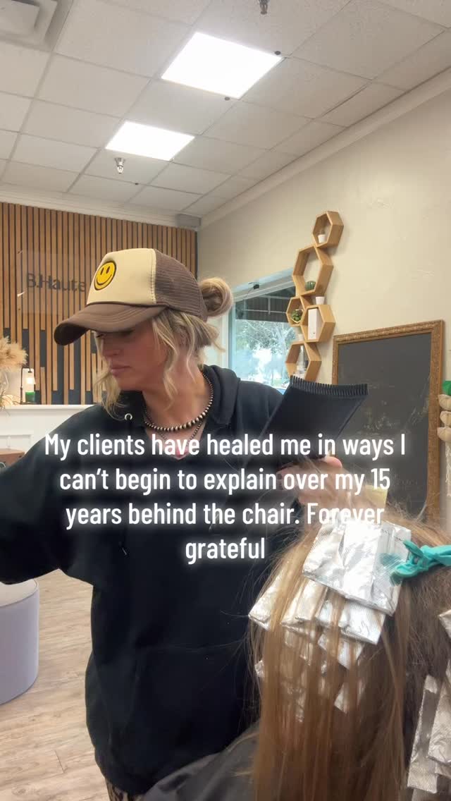 15 years in business.
15 years in the Colleyville community.
Sometimes I sit back and think about how blessed I truly am. Every client who has trusted me with their hair, their stories, their milestones, and their hearts has helped shape not only this salon—but me as a person.
Through every season of life, you’ve shown up for me with loyalty, love, and unwavering support. In ways I can’t fully explain, so many of you have helped heal parts of me just by being here, believing in me, and choosing me year after year.
Thank you for growing with me.
Thank you for trusting B.Haute.
Thank you for being part of my journey.
Bhaute. B Beautiful. B You. 🤍
#bhautesalon #colleyvilletx #hairstylist #bhautesalonstylist