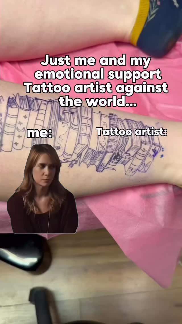 I think it works both ways though! Most of the people I tattoo I have been tattooing for so long- it’s like hanging out. Some of us talk conspiracies, some gardening, some music, but we all connect with each other in such a beautiful way! Much gratitude to you all! 🙏🫶
#ladytattooers #tattooartist #tattooedwomen #tucsontattooartist #tattooedgirls