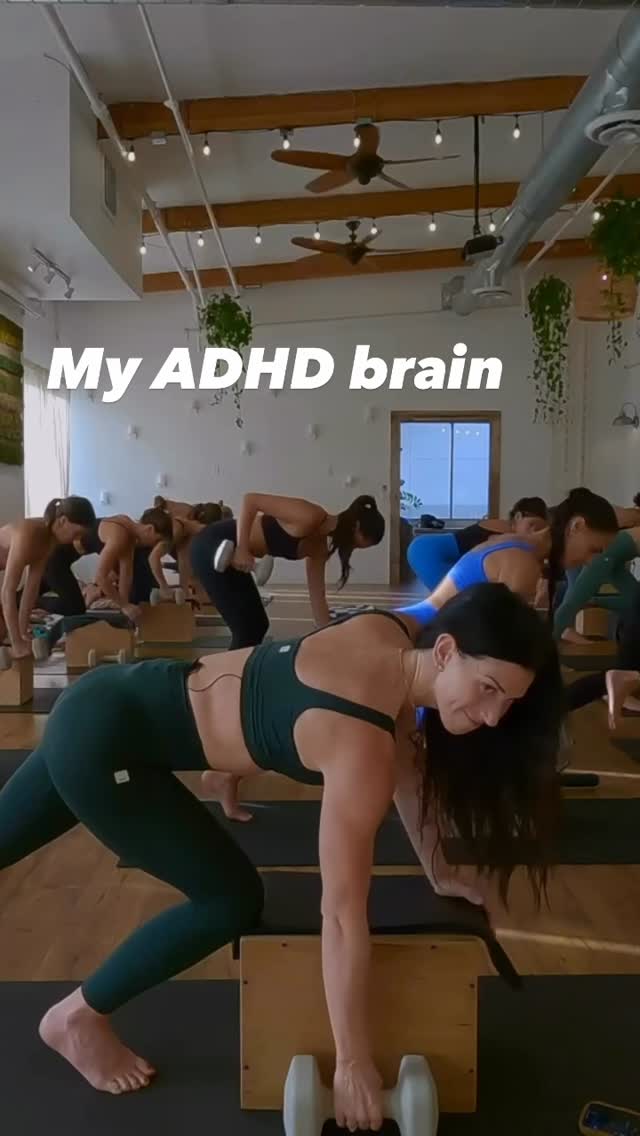Anyone else? My most focused part of my day is right here. ADHD makes my thoughts loud and racing. But movement has been a teacher of remaining present and focused. This is where my mind feels most calm.