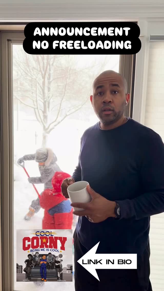 Book link in bio. No better way to enjoy the snow than with a good book. Parents, these kids eat too much not to help out. Gotta get my money’s worth for all the fruit, veggies, vitamins, chicken nuggets, and everything else 🤣 @wereennistogether @blackchristianinfluencers #snowstorm #blizzard #noreaster2026