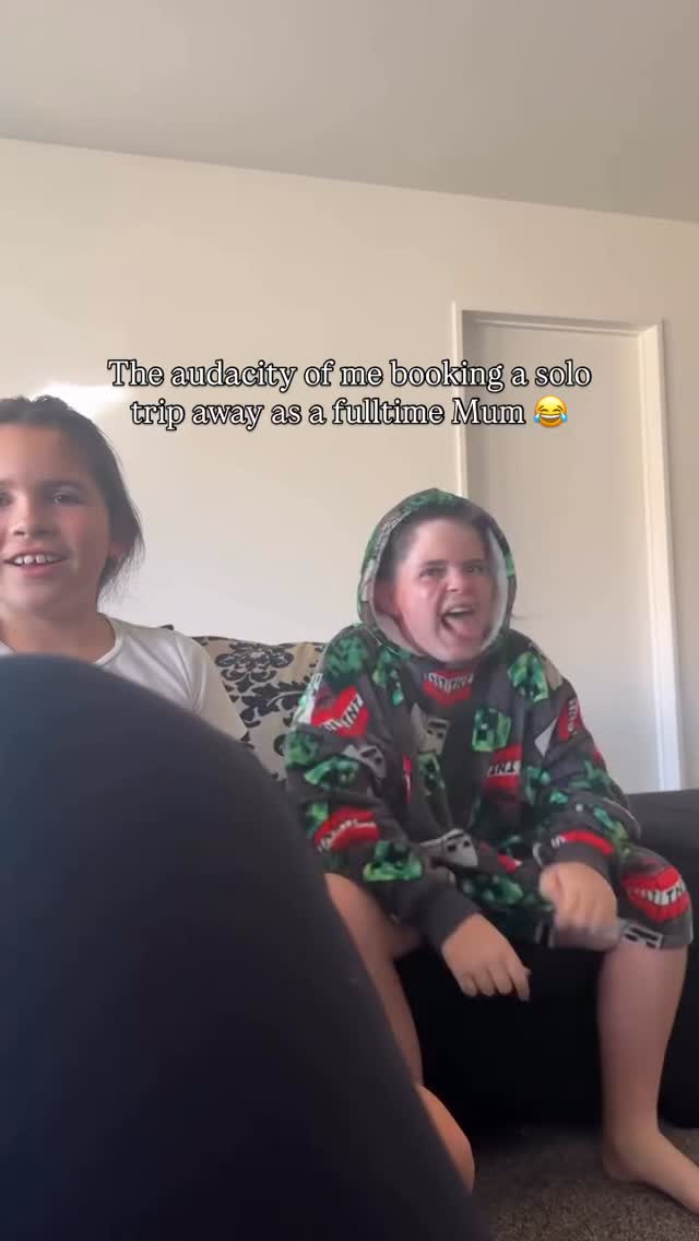 Arrived at the place in motherHOOD where my kids roast me lol