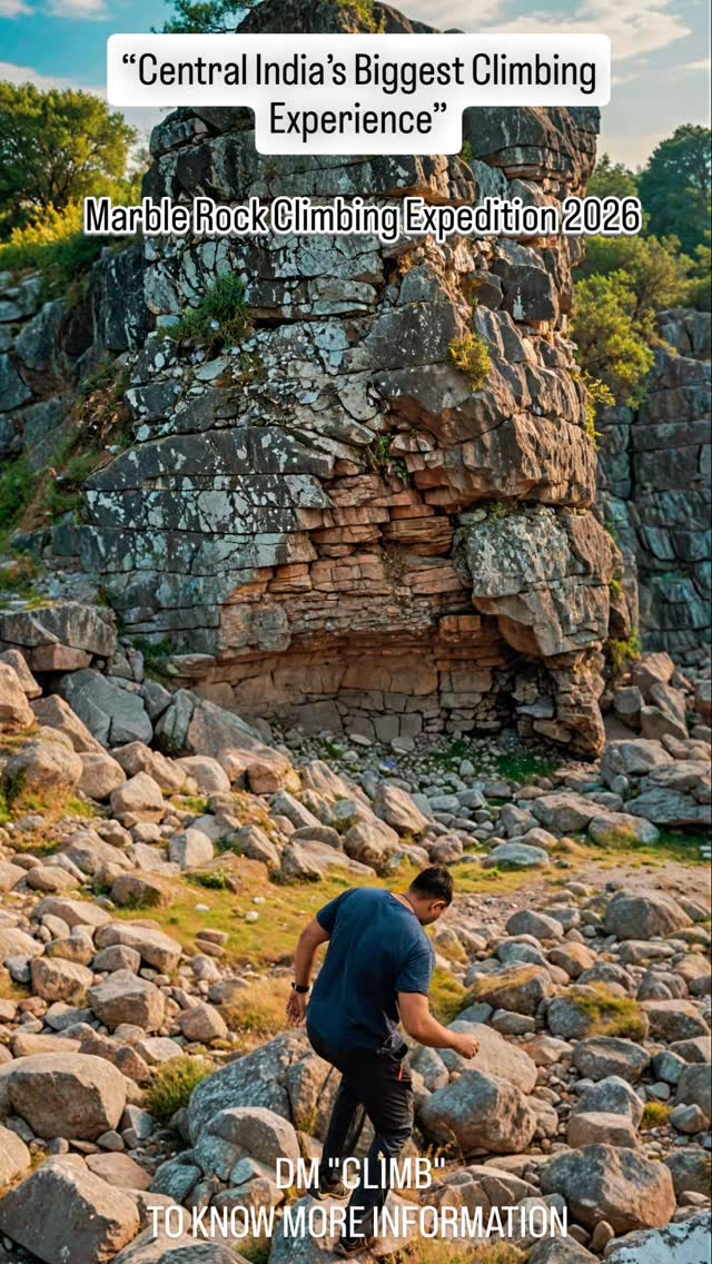 Marble Rock Climbing Expedition 2026
📍 Swargadwari, Bhedaghat, Jabalpur
📅 20–22 March 2026
🏔️ Organised by Trexpert
🛠 Technical Support: Asendium Venture Pvt Ltd
DM us "CLIMB" TO JOIN EVENT
#rockclimbingindia #adventureindia #climbingexpedition #outdooradventure #exploremore
bhedaghat jabalpur swargadwari marblerocks narmadariver
madhyapradesh incrediblemp centralindia exploremadhyapradesh
reelitfeelit explorepageindia travelreelsindia weekendadventure
trexpert trexpertadventure adventurewithtrexpert