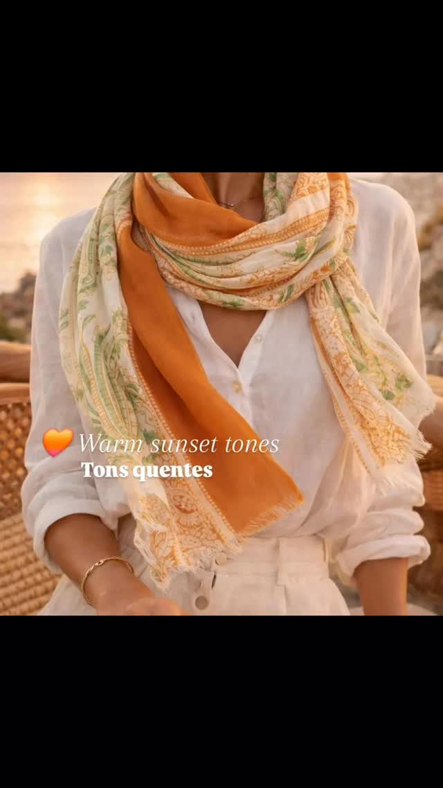 The sun is starting to stay a little longer… 🌿
Not quite summer.
Not quite cold either.
Just that perfect “light layer” weather.
These scarves are soft, breathable and easy to throw on for chilly mornings or golden evenings.
Which one feels more like you right now?
🧡 Warm sunset tones
🌿 Earthy greens
Tell us below ↓
#marinteriors
#algarvelifestyle
#lightlayers
#springstyle
#mediterraneanliving