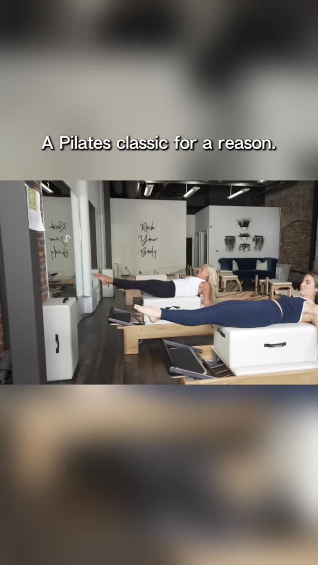 The Teaser is one of Pilates’ most challenging movements, and our mother-daughter instructor duo, Michele and McKenna, make it look effortless. 😍