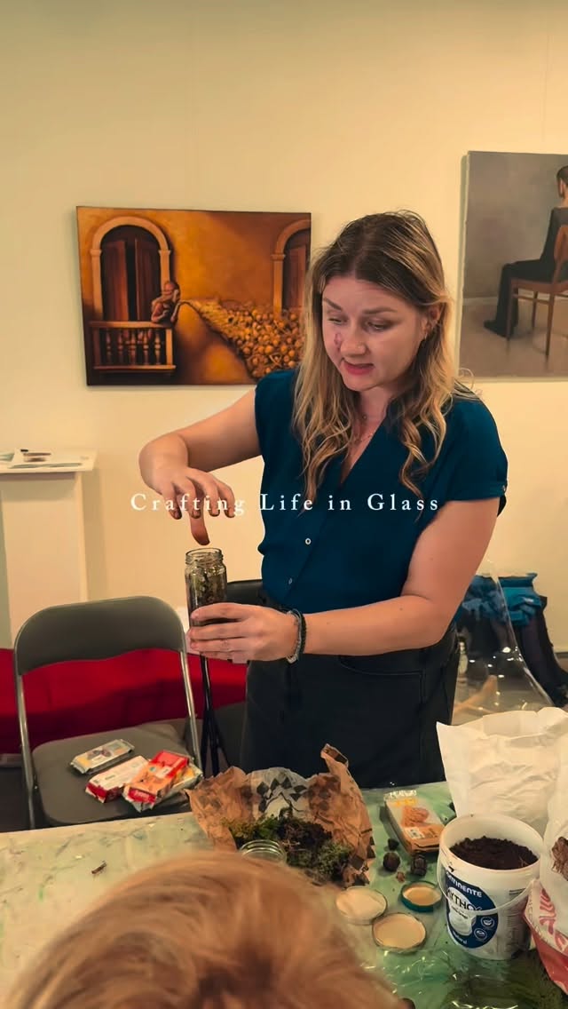 A truly magical workshop 🌿During our “No BurnOut Lab” training, we experienced something special together with @mishka.art.design — creating a tiny living forest in glass 🌱🫙
A forest you can hold in your hands.
A moment of silence you can keep 🤍
Layer by layer — soil, moss, small plants — we built miniature ecosystems that breathe, adapt and grow 🌍 Watching this small world take shape reminded us how balance works in nature… and inside ourselves.
It was about slowing down ⏳
About focusing on simple, mindful actions 👐
About reconnecting with rhythm instead of rushing 💚
Practices like this gently support mental health, reduce stress and help restore emotional clarity — especially for those who care for others.
And yes — we loved it so much that we decided to take this method further and develop it into our life
📢 News about the upcoming “Forest in a Jar” workshop is coming very soon.
The training is implemented within the Erasmus+ programme 🌍🇪🇺#artemassociation #erasmusmadeira #erasmusplus #noburnoutlab #arthubmadeira