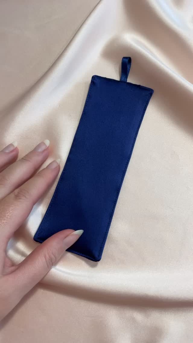 Let’s talk product launches
I posted this to my stories the other day after I sold my first silk bookmark. I’ve sold another bookmark since! But this chat about sell out launches is still important I think as I imagine other businesses might see those more as it’s more usual to hype those with content instead of the slower ones.
Video description- Jo talks about product launches while showing a navy blue silk bookmark