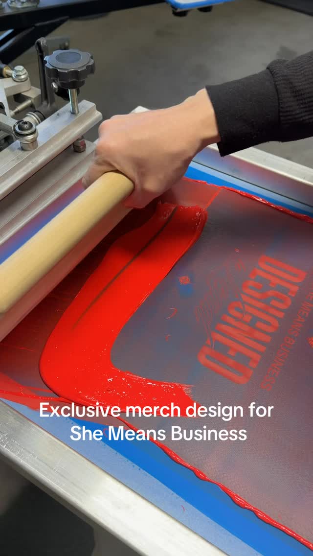 Designing custom apparel is truely one of my favorite parts of my job and I’m so grateful to the people who trust me with it for them ❤️ 4 new exclusive pieces coming out soon for a local non profit called @shemeansbusinessorg- a hat, a cream crewneck, an two different hats with puff embroidery (a camo and a brown). Make sure to get a ticket to their upcoming event on March 5!
Design by @butterflycreativeprojects
Screen printing by @dragonheadinc