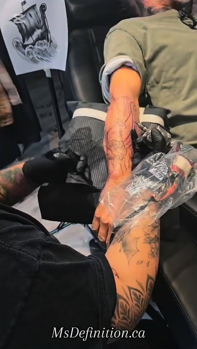 The Well Versed Ship 🌊
Check my posts to see photos of this piece 😍
Some ships set sail and head to the unknown with enthusiasm and curiosity. When they finally return to the shore, the rugged tears in the sail and fragmented body voices a wisdom and experience words cannot describe.
Special thanks to badass client Terry for finally getting his tattoos done and committing to larger projects! 😍 More fun sessions to come. Stay tuned.
🌹 💀 🌹 💀 🌹
• 💬 DM @tattoosbydefinition 💬
• 📩 Email: tattoosbydefinition@gmail.com
•📍Location & Links in Bio 🔗
👁️ Visit www.MsDefinition.ca for more information ℹ️
🌹 💀 🌹 💀 🌹
#shiptattoo #blackandgreytattoo #illustrativetattoo #ThoroldTattoo #NiagaraTattooArtist