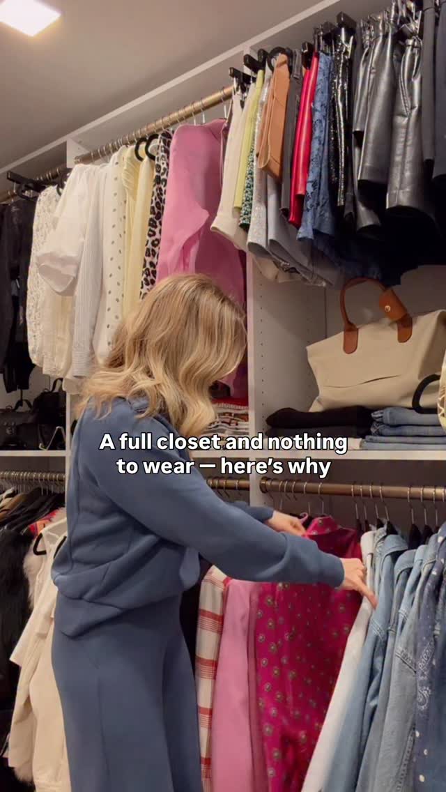 If this is you every morning, you’re not alone.
Most women don’t actually have a clothing problem.
They have a styling problem.
So they try to fix it by shopping.
Buying more pieces.
Saving outfits for a “special occasion.”
Coping looks they see online…
And still… nothing feels right.
Because confidence doesn’t come from owning more clothes.
It comes from knowing what to do with the clothes you already have.
When you understand how to combine pieces, what silhouettes work for your body, and what your personal style actually is — your closet finally starts working for you.
Inside my Calling Forth the Queen Masterclass (March 11) I’ll show you how to “shop” your own closet and create 15+ outfits you love mostly from pieces already on your hangers.
Last day to join the presale at $77. Tomorrow the price goes up to $111.
Comment CFTQ and I’ll send you the link 👑