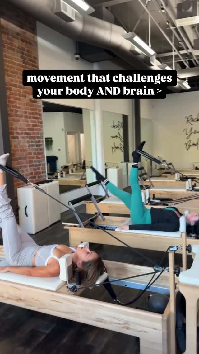The one thing people consistently love about Pilates is the mental challenge. Staying focused, controlled, and fully present is part of the work. 🙌🏼