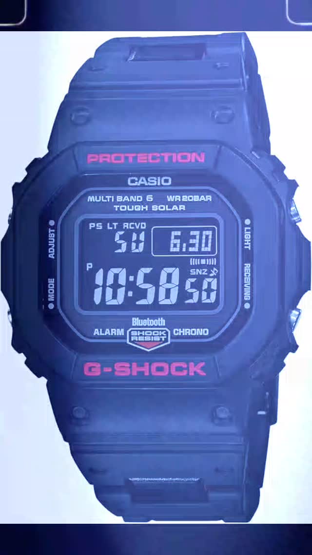 On Amazon USA 🇺🇲
Japan imported ($222.90)
▪️ G-SHOCK GW-B5600HR-1JF 👉 https://amzn.to/4soRkUG
G-SHOCK Store on Amazon 👉 https://amzn.to/4r41cly
About this model
▪️A model with a square design that has continued to evolve without changing shape since the birth of the first-generation DW-5000C models.
▪️The outer pieces of the band are metal parts embedded in resin, and a lightweight, highly durable fine resin material is used for the inner pieces to reduce weight and increase strength. ▪️A bright red color scheme is used on the backs of the inner pieces. The band buckle is a one-push three-fold type that can be attached smoothly.
▪️In terms of functionality, the model is equipped with Bluetooth® connectivity and Multi-Band 6. Accurate time information is acquired by linking to the dedicated CASIO WATCHES app. Automatic time corrections in areas that support standard radio waves from six transmission stations around the world. It also uses Tough Solar to ensure stable operation, and includes practical features such as a high-brightness fully automatic LED backlight and world time.
#GShock #gwb5600 #casiogshock #toughsolar #multiband6