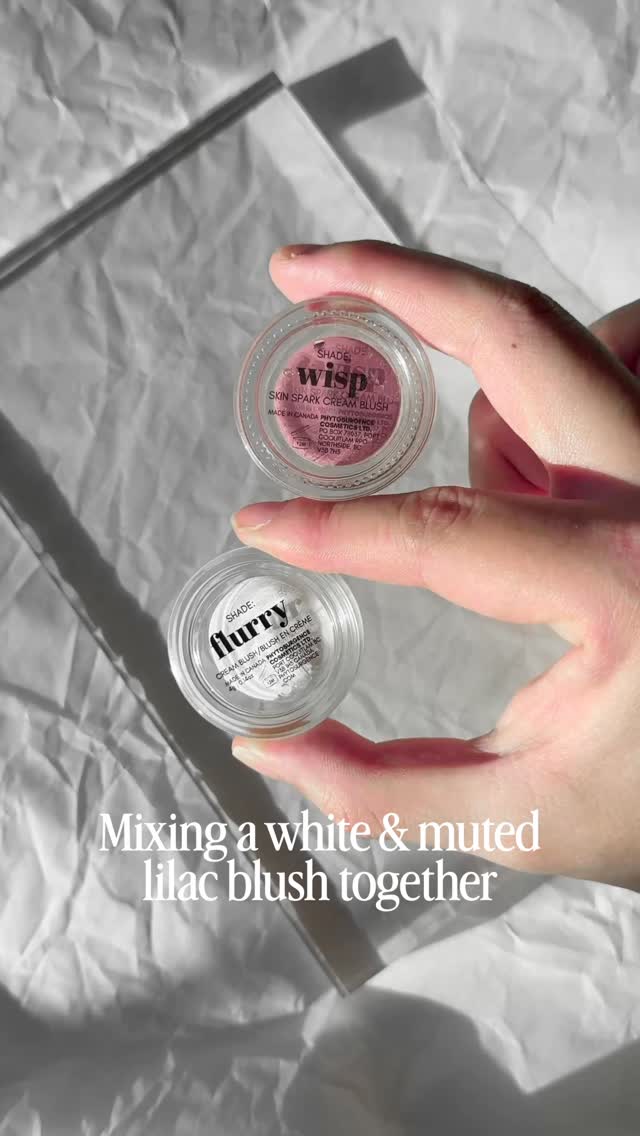 So many of you were enamoured with the mixture of Wisp (muted lilac) and Flurry (white mixer) from our post the other week, thought I’d do a little “live” mixing video.
It turns Wisp into this magical and mystical pale cool toned blush which would be so nice on lighter skin tones.
Flurry is still sold out, but hoping we can restock it in a few weeks when our next shipment of jars & packaging comes in.
If you managed to pick one up from the first run, lemme know in the comments what you’ve already tried mixing it into! If you want Flurry, you can sign up for restock notifications on the product page of the website too 🥰🌿🌿🌿
#mutedblush #indiemakeup #creamblush