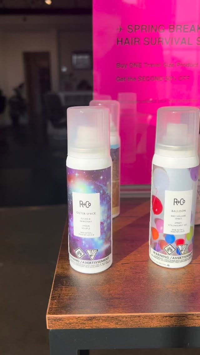 SPRING BREAK = secured ✈️🌴
Our ✨ Hair Survival Station ✨ is officially open.
Don’t board the plane without your hair essentials 👀
Buy ONE travel-size product
Get the SECOND 50% OFF 💕
Dry shampoo for day 3.
Leave-in for pool days.
Mini everything because we’re carry-on only 🙌
March only. While supplies last.
See you at Banged 💋
•
•
•
#travelling #nanaimohair #springbreak #mini