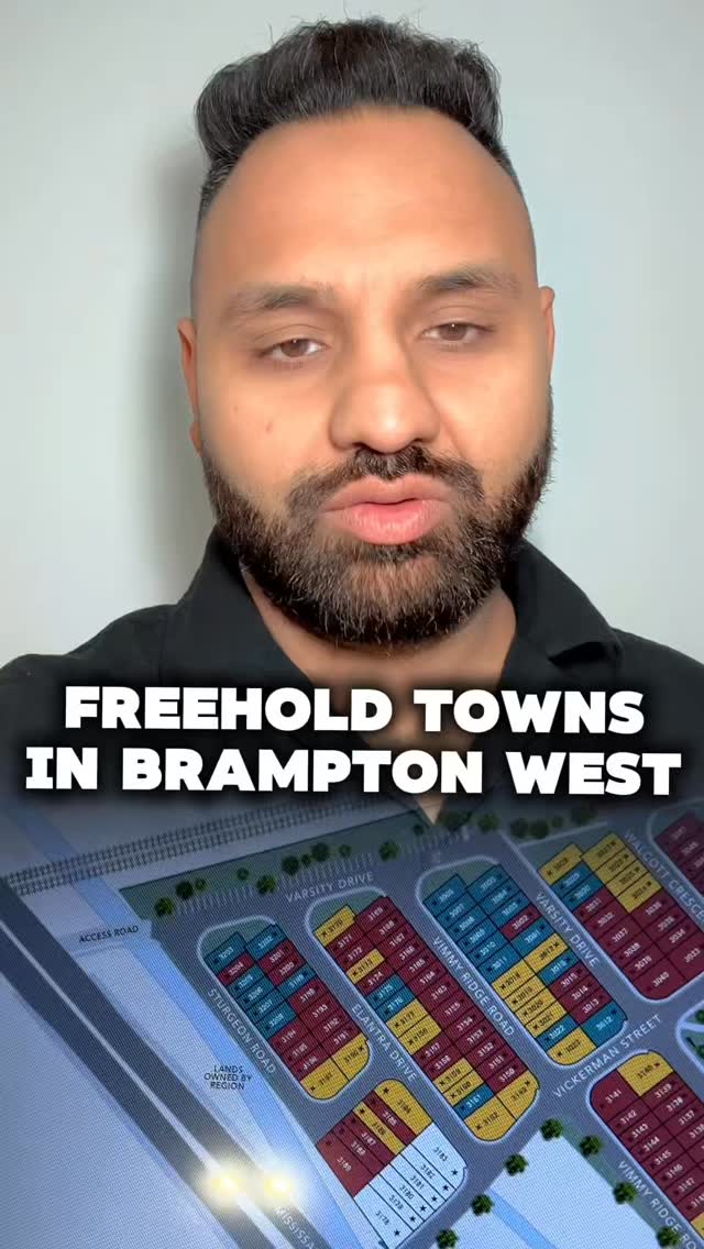 BRAMPTON WEST – MOVE-IN READY FREEHOLD TOWNHOMES 🚨
Take a look at the site plan on the screen:
🔴 Red = SOLD OUT
🟡 Yellow = Move-in Ready Inventory
If you’ve been waiting for the right opportunity, this is it.
🏡 3 & 4 Bedroom Floor Plans
📐 1500–2200 sqft
💰 Minimum down payment options available
🔥 Builder Incentive: Close before May 2026 and your closing costs are capped at $0
These are inventory homes — meaning faster possession and strong value.
📞 Want pricing, floor plans, or a model home tour?
Call or text 416-857-7186
#arshpanesar #tdotpreconca #BramptonRealEstate #FreeholdTownhomes #InventoryHomes