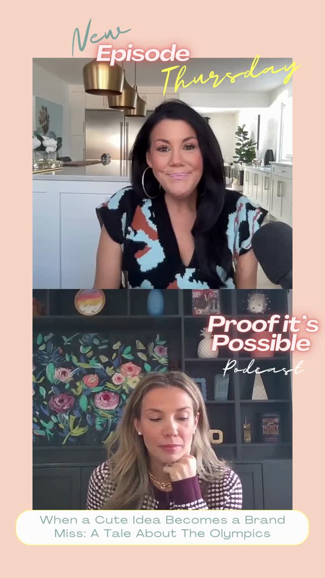 This week, we're diving into the importance of knowing your audience and understanding their needs. We also discuss a clear example of a brand miss: the 2026 Olympics parting gift. What do you think about the 2026 parting gift for Olympians, and what other brands do you think miss the mark?
Listen on Apple Podcasts: https://podcasts.apple.com/us/podcast/when-a-cute-idea-becomes-a-brand-miss-a/id1701817189?i=1000751740795
#proofitspossiblepodcast #niche #olympics2026 #femaleentrepreneurs #audienceengagement