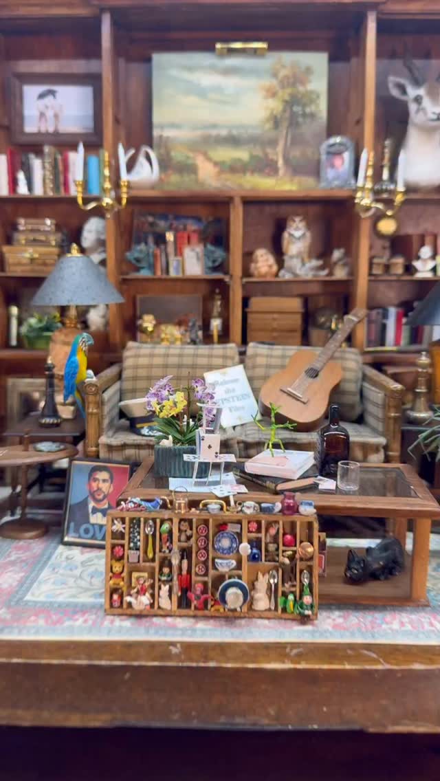 My latest estate auction is filled with an extensive and eclectic assortment of artisan and quality-crafted dollhouse miniatures …details to follow as I sort and catalog the collection and make it ready for market. In the meantime, check the link in my bio and sign up for my newsletter updates so your first to know more about this incredible collection and when the auction is scheduled to begin. #Dollhouse #DollhouseMiniatures #EclecticArt.