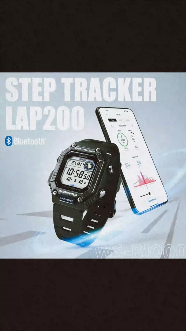 On Amazon USA 🇺🇲
CASIO WS-B1000 - Shipper/Seller Amazon.com
▪️Casio WS-B1000-2AV (Blu) 👉 https://amzn.to/3NcTHuD
▪️Casio WS-B1000-8BV (White) 👉 https://amzn.to/4l6Sce2
▪️▪️Casio WS-B1000-1AV (Black) 👉 https://amzn.to/4b0O6j6
Casio Store on Amazon 👉 https://amzn.to/4l2eE81
Info Watch
▪️Simplicity in design with the functionality to make everyday life even more convenient. Slip into a clean, compact digital watch with Bluetooth® pairing — an ideal companion, whether running daily errands, playing sports, or working on wellness.
▪️The WS-B1000 boasts a 1/100-second stopwatch with a 200-lap memory, plus step tracker to help manage daily fitness. The built-in accelerometer senses body movements and automatically counts steps. In addition to displaying the number of steps taken that day on the LCD, the watch shows a graphic that shows progress on your goals. This watch is sure to support your active lifestyle.
▪️Smartphone pairing via Bluetooth® delivers automatic time correction and makes it easy to configure alarm, world time, and other functions from the app. Step counts and stopwatch times measured on the watch can be transferred to and viewed on the phone. Use this log data to guide daily exercise and help manage your health.
▪️The slim, compact design with front button makes data management easy during activities, and the perforated urethane band delivers breathability, a comfortable fit and relaxed wearability. Water resistance up to 100 meters frees you from worry, even in sudden rain.
#casio #casiowatch #casiowsb1000 #casiobluetooth #bluetoothwatch