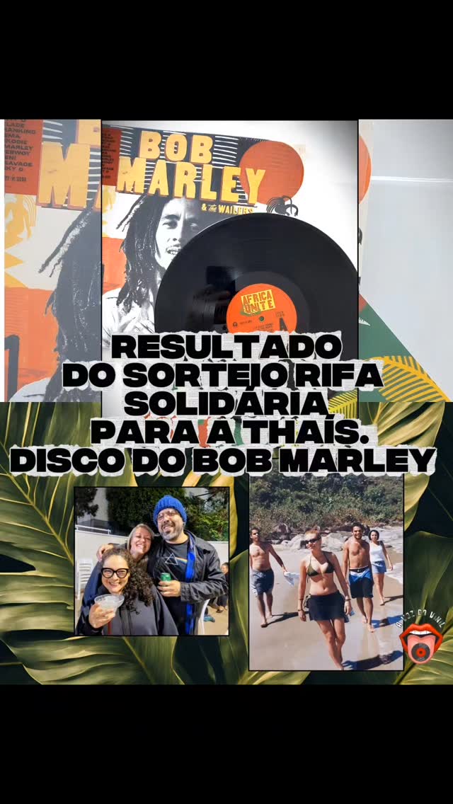 SAIU A PESSOA GANHADORA! 🏆🦁
Meta batida, R$ 3.000,00 arrecadados para a Thaís e coração transbordando,gratidão. Assista ao vídeo para conferir o número sorteado pelo Sorteador.com.br!
Parabéns ao vencedor(a) do Bob Marley - Africa Unite! Entraremos em contato via WhatsApp para combinar a entrega.
Obrigado a todos que fortaleceram essa corrente do bem. Vocês são gigantes! 👊🎶
#AVozDoVinil #BobMarley #RifaSolidaria #VinylCommunity #AfricaUnite