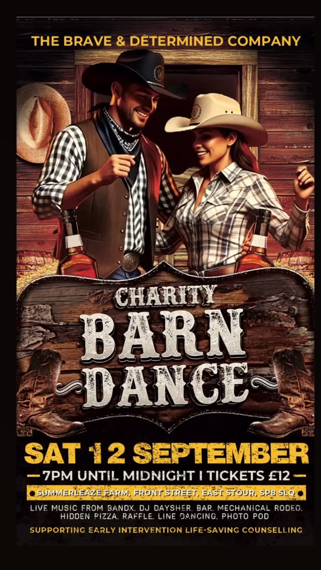 🎟️ TICKETS ARE NOW LIVE!! 🎟️
Exciting news, tickets for our Fundraising Barn Dance are now available!
Hit the link in our bio to get your tickets to an evening that will include;
🎸 Live music from @bandxpoppunk
🎵 DJ @dj_daysher
🐂 Rodeo bull
🍕 Pizza
🍻 Bar
🤠 Line Dancing
🎟️ Raffle
📸 Photo Booth
🌵 Wild West dress encouraged (but not compulsory)
….and more.
So, what are you waiting for? Get your tickets to a very special fundraising evening now 🦁
#fundraising #event #barndance #mentalhealth