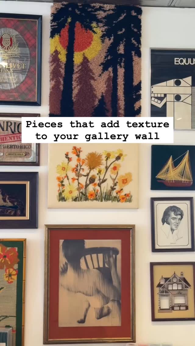 For when your gallery wall needs a little extra ✨ something ✨
Some of our favorite pieces to fill in the blanks and add some texture to a gallery wall! 🖼️