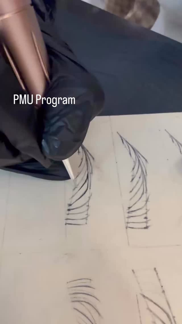 No one starts as an artist — skill comes with practice.#cosmetictattotraining #pmuschool #training #oregongoals #ombrepowderbrows pmuartist practice ombrebrow pmuworld permablend perminentbrows browsoftiktok microbladingbrows microbladedbrows hairstroke nanobrows perminentmakeup browdaddy oregonbrows