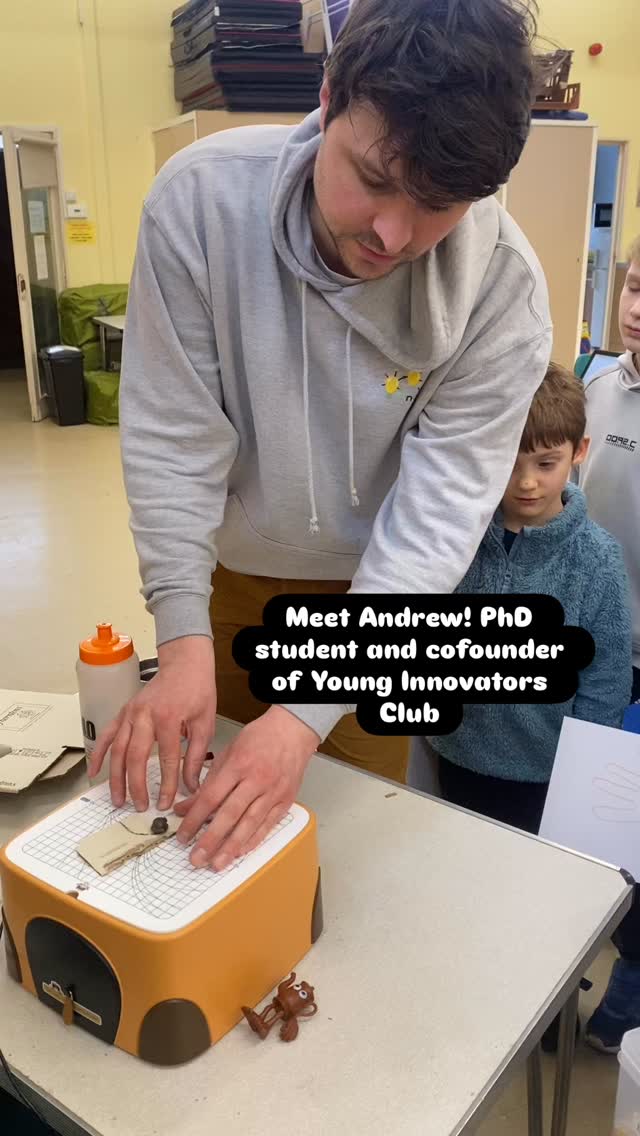 Meet Andrew, he’s the cofounder of Young Innovators Club and is currently in the midst of finishing off his PhD in media and communications at Loughborough University! He researches disinformation on social media, and how this impacts people’s political beliefs. Safe to say, he has been kept busy! #younginnovatorsclub #stemeducation #codingforkids