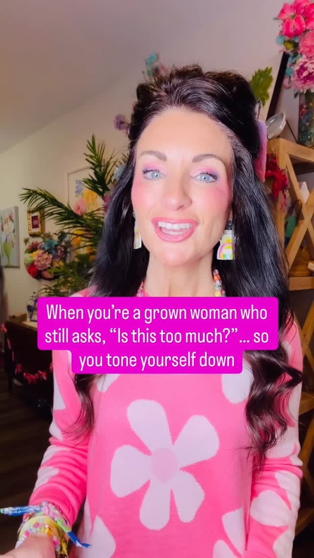 How often do you walk into a store, see something you secretly admire… and immediately dismiss it as “too bright,” “too much,” “too loud,” “not me”?
This weekend I watched women walk into Lilly, pick up the pink, smile at it… and then put it back.
Not because they didn’t love it.
Because they were thinking about what other people might think.
Here’s the wild part —
Those ‘other people’?�They’re thinking about themselves, not you! 🤯
Meanwhile, you’re discounting your own opinion to protect yourself from a reaction that probably isn’t even happening.
You don’t actually dislike bold.�You dislike the vulnerability of being seen.
You’ve been trained to ask,�“Is this too much?”�“Will people stare?”�“Am I trying too hard?”
But when did everyone else’s comfort become more important than your joy?
The right color won’t make you ridiculous.�It’ll make you recognizable.
If you’ve been craving pink but talking yourself out of it, that’s not random.
That’s growth knocking.
And if you want a clear, intentional way to stop overthinking and start dressing like the woman you’re becoming — my Style Guide walks you through it step-by-step.
Stop asking if it’s too much.
Start asking if it’s you. 🌈✨