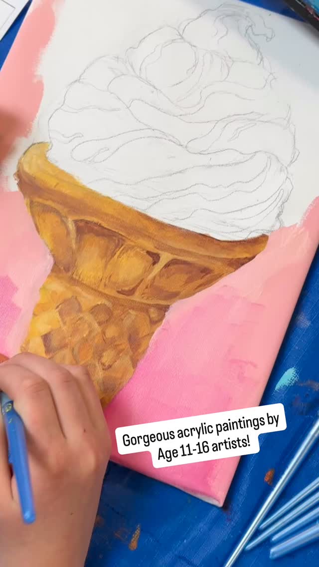 Age 11-18 artists’ beautiful ice cream paintings! From drawing to layered acrylic- amazing work! Aren’t these deliciously gorgeous?!
artclasseswithmaryshadbolt #arted #artschoolnj #njart #artclassesnj #denvillenj middleschoolart artmattersnj drawingclassnj morriscountynj, art education,
morriscountyartists morriscountyart denvilleart, newjerseyarts arteducation morrisarts @denvilleartscouncil @morrisartsnj @njartassociation @denvillecitylifestyle @dwtndenville